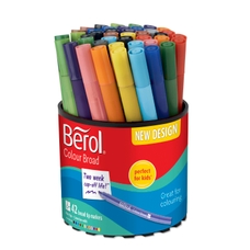 Berol Colour Broad Pens - Pack of 42